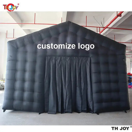7x5m Disco Light N Fog Machine Black Cube Blow Up Bar Tent Inflatable Nightclub Portable Inflatable Party Tent Free Air Shipping - Lootquake