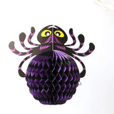 Halloween 3D Paper Pendant Decorations Pumpkin Bat Spider Haloween Wall Decor Halloween Party Bar Haunted House Wall Hanging