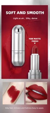 High Quality Professional Lipsticks Nude Matte Lipstick Long Lasting Moisturizing Makeup Sexy Red Lipgloss Tint Lips Cosmetics