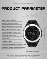 SANDA 6117 New 2023 Step Calorimeter Single Display Electronic Watch Simple Nightlight Waterproof Sports Electronic Watch - Lootquake