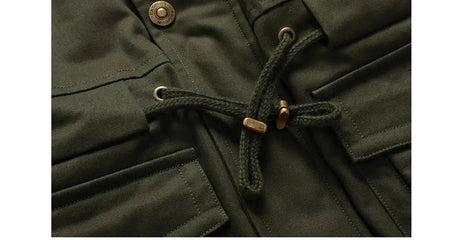 Winter Men's Warm Padded Jackets Fashion Men Fleece Lined Thermal Hooded Coats Men Mountain Ski Windbreaker Jackets Clothing - Lootquake