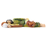 Saint Joseph Sleeping Statue Resin Figurine Catholic Christian Yard Desktop Ornaments for Home Table Decor Gifts