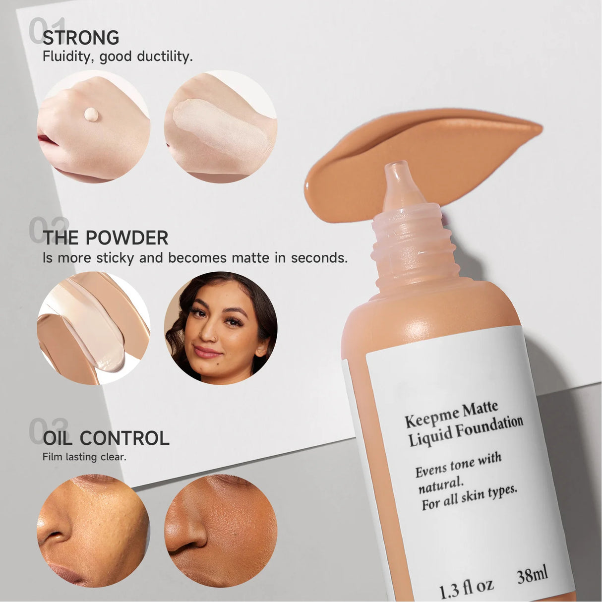 13 Color Liquid Makeup Foundation Dry Skin Concealer Moisturizing Foundation Liquid Foundation Concealer Face Concealer Base