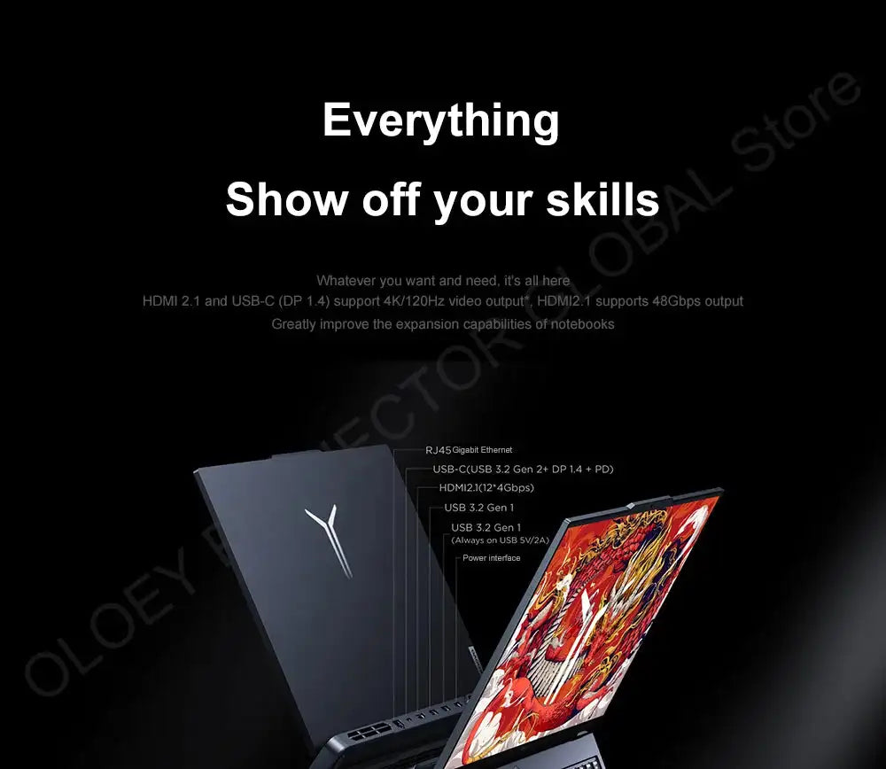 Lenovo LEGION R9000P 2024 AMD R9 7945HX Geforce RTX4060 8GB 16/32GB RAM 1TB SSD 16" 2.5K 240Hz Screen - Lootquake