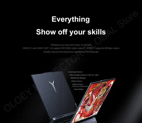 Lenovo LEGION R9000P 2024 AMD R9 7945HX Geforce RTX4060 8GB 16/32GB RAM 1TB SSD 16" 2.5K 240Hz Screen - Lootquake
