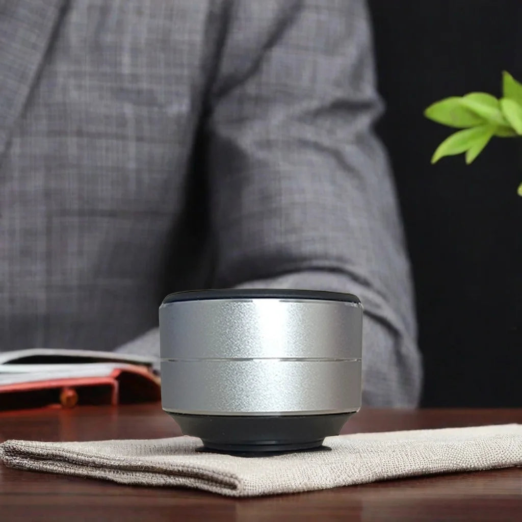 Altavoces inalámbricos Bluetooth con vibración, minialtavoz de conducción ósea, audio estéreo digital TWS, altavoz portátil de metal con dropshipping.