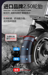 48V light folding double electric vehicle portable small lightweight mini three-wheeled electric scooter P