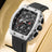 2025 New VA VA VOOM Top Brand Men Watches Luxury Square Sports Quartz Watch Waterproof Multifunctional Chronograph Watch for Men - Lootquake