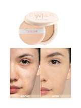 FOCALLURE Wholesale Full Coverage Face Powder Long Lasting Oil control Concealer Foundation For Face Make up Natural Cosmetic