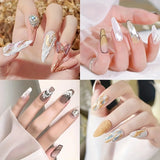 6 Colors Gel Nail Art Plaster Effect 3D Sand Texture No Need Top Coat Gel Polish UV Nail Polish Lacquer Varnish