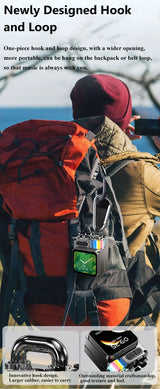 Mini haut-parleur Bluetooth intelligent à écran tactile, lecteur audio portable, appel mains libres sans fil, boîte à musique MP3, prise en charge de la lecture TF, contrôle par application