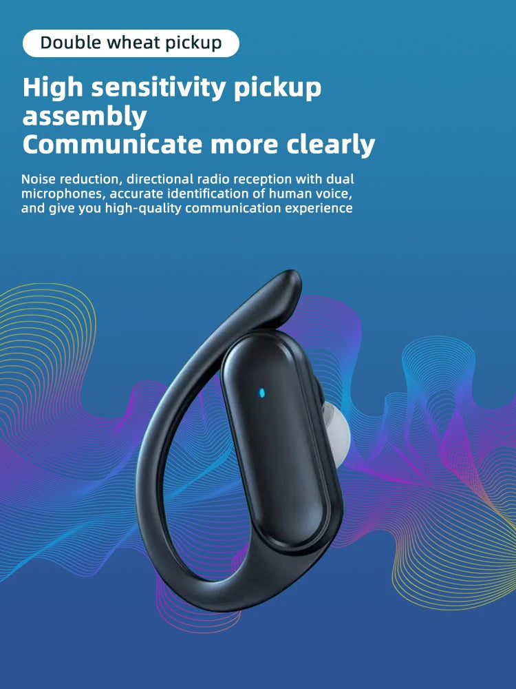 Auriculares inalámbricos Bluetooth A520 con sonido HD, estéreo, universales, con luz táctil, mini tapones para los oídos de alta calidad y antisudor.