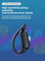 Auriculares inalámbricos Bluetooth A520 con sonido HD, estéreo, universales, con luz táctil, mini tapones para los oídos de alta calidad y antisudor.