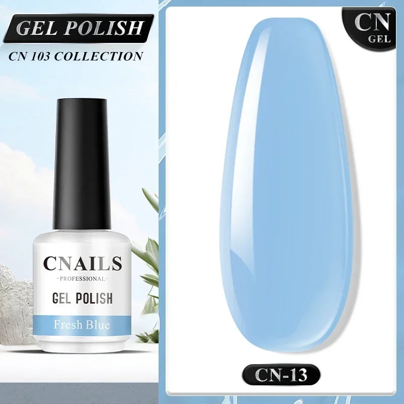 CNails No Wipe Gel Top Coat Clear Gel Base Coat Varnish Soak Off Flash Top Coat UV/LED Nail Art Accessories Matte Nail Polish
