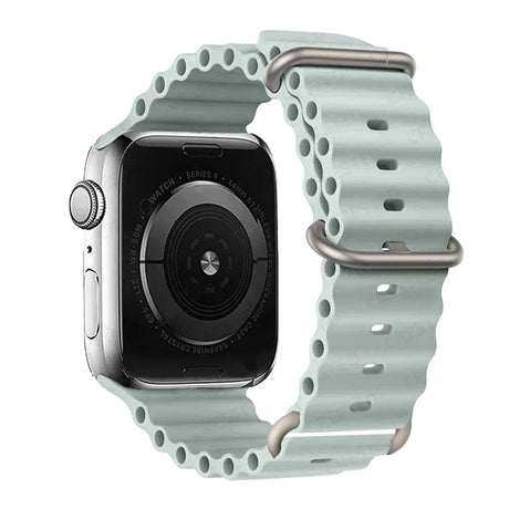 Silicone Strap For watch band 44mm 40mm 49mm 45mm 41mm 38mm accessorie correa bracelet iWatch Ultra 2 series 7 6 5 se 8 9 - Lootquake
