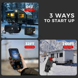 8KW portable Diesel Air Heater 12V&24V bluetooth App & Remote Control w/Automatic Altitude Night Heater for RV tent campervan - Lootquake