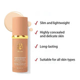 Fond de teint liquide 4 en 1 changeant de couleur, correcteur professionnel anti-cernes, hydratant et couvrant.