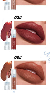 4 PCS Lipstick Set Moisturizing Breathable Glossy Non-Sticky Long-Lasting Full-Look Lips Light Durable Lip Gloss