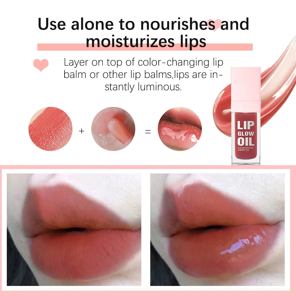 Lip Glow Oil Jelly Lip Gloss Set Long Lasting Permanent Lipstick Woman Tint for Lips Stick Free Shipping Lipgloss Glosses Stain