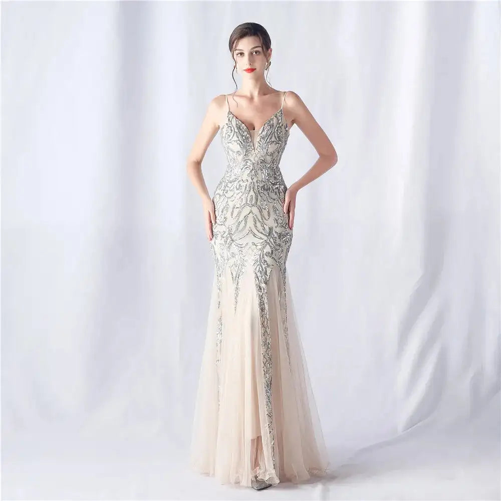 Luxury Youthful Women's Elegant Long Dress Party 2024 Graduation Ceremonies Prom Evening Formal on Sale Clearance Summer Fashion