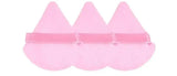 3Pcs Triangle Powder Puff For Loose Powder Liquid Cosmetic Soft Plush Powder Puff Makeup Foundation Puff Makeup Tool