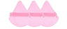 3Pcs Triangle Powder Puff For Loose Powder Liquid Cosmetic Soft Plush Powder Puff Makeup Foundation Puff Makeup Tool