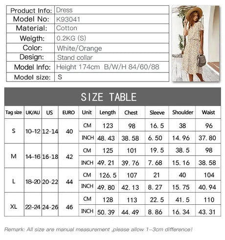 Vintage Floral Print Dress Women Boho Short Sleeve Long Dress Turn Down Collar Casual Waistband Shirt Dresses Robe 2021 Summer - Lootquake