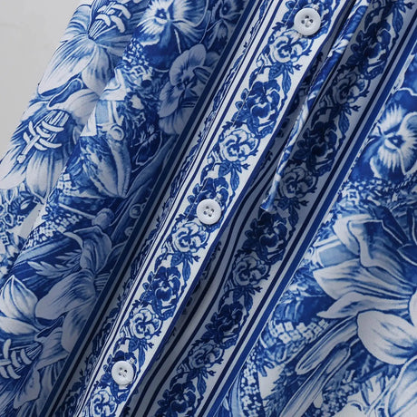 2025 Boho Print Half Sleeve Long Dress Women Fashion Japanese Kimono Lace-Up Robe Summer Sundress Holiday Beach Dress Vestidos - Lootquake