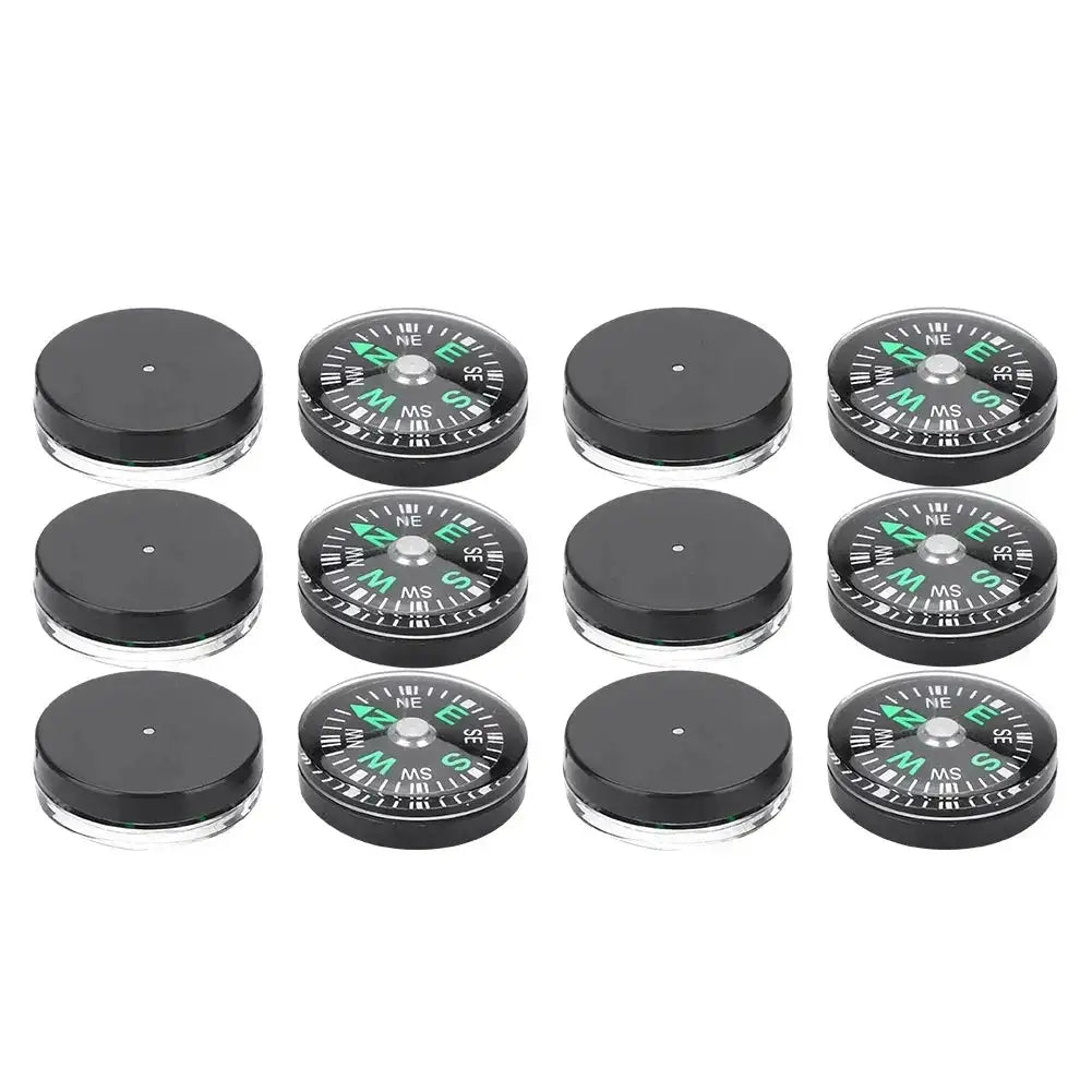 5PCS Portable Mini Compass for Camping Hiking Navigation Tools Outdoor Sports Mountaineering Survival Handheld Tactical Compass - Lootquake