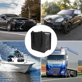 Large Capacity Car Trash Can with Adjustable Strap 6.5L Waterproof Foldable Car Trash Organizer Bin Hanging Portable Car Dustbin
