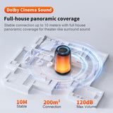 Altavoz Bluetooth QERE con audio de alta resolución de 5 W, altavoz portátil inalámbrico de alta fidelidad IPX5 resistente al agua, para exteriores, múltiples modos de conexión,