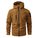 Autumn Men's Mountain Ski Jackets Outdoor Windbreaker Hiking Hooded Coats for Men Climbing Waterproof Jackets Raincoat Clothing - Lootquake