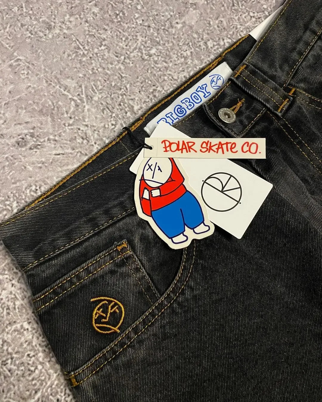 New Harajuku Hip Hop Cartoon Y2K Big Boy Jeans Women Graphic Embroidery Baggy Jeans Pants High Waist Wide Leg Trouser Streetwear - Lootquake