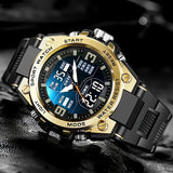 [Men's Digital Chronograph Watch] Multi-sport Chronograph Watch Men's Digital Quartz Watch With Alarm Luminous Date The Ideal Gi - Lootquake
