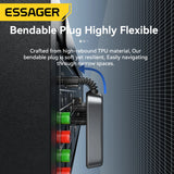 Receptor y transmisor de audio Essager Bluetooth 5.1 de 3,5 mm con entrada auxiliar de 3,5 mm y micrófono, adaptador inalámbrico para música estéreo, PC, TV y altavoces de coche.