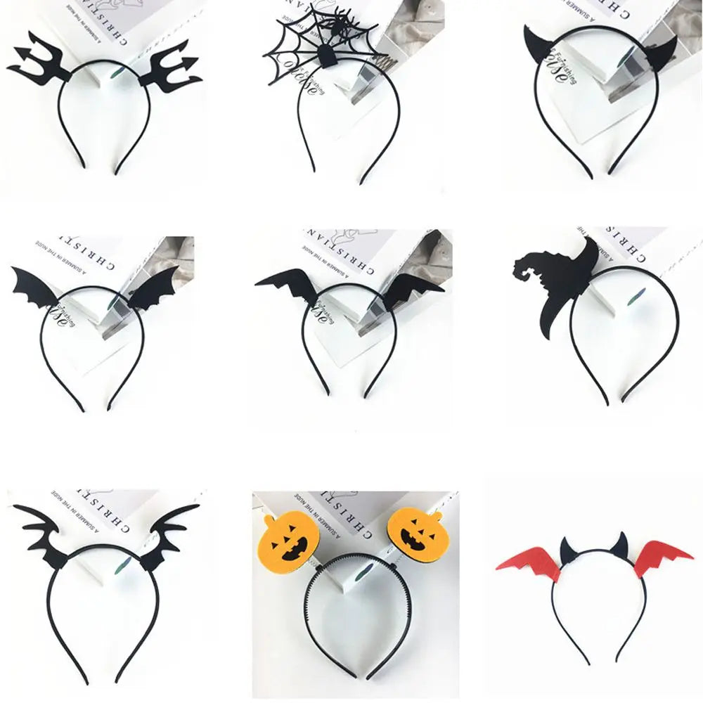 Halloween Costume Party Non-slip For Girls Devil Wings Pumpkin Animal Ears Women Hair Hoop Korean Hairbands Halloween Headband