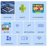 ANRY 10.1 Inch Tablets Android 15 8GB(4+4 Expand) RAM 64GB ROM HD Display IPS Dual Camera 5G WIFI 6 Tablet PC Children's Gift