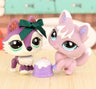 Mini 2pcs Lot Pet Shop Dogs and Cats Collectable With Accessories Best Gift For Kids Toy - Lootquake