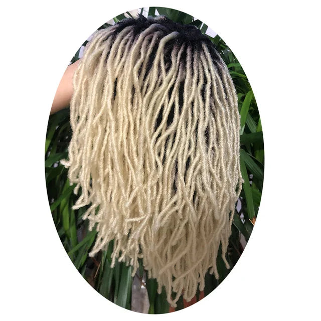 10" Short Dreadlock Wig | Afro Curly Twist | Faux Locs Braids | Heat Resistant | Black Women