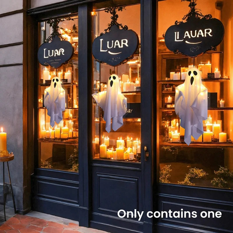 Halloween Ghost With Lights Happy Halloween Decorations For Home Favors Hanging Ghost Lantern