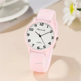 Fashion Lady Hot Sales Watches Leisure Grey Digital Simple Women Quartz Watch Sports Silicone Strap Ladies Clock Wristwatches - Lootquake
