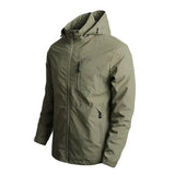 Men's Jackets Waterproof Function Hooded Jacket Windbreaker Outdoor Camping Sports Elastic Coat Male Clothing Thin Overcoat - Lootquake