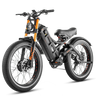 Bicicleta eléctrica Romeo Pro 2 2024, motor dual de 3000 W, batería de 52 V y 60 Ah, neumáticos anchos de 26" x 4.0", para montaña, nieve y todoterreno.