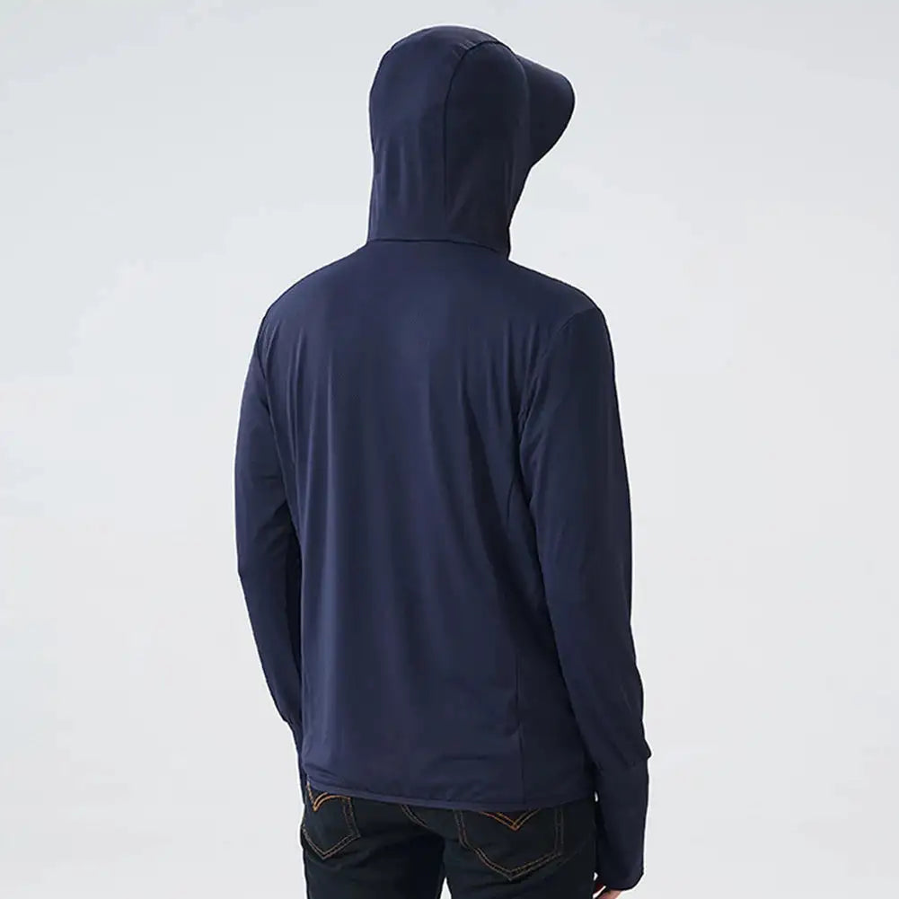 Summer UPF 50+ UV Sun Protection Skin Coats Men Ultra-Light Sportswear Hooded Outwear Men Windbreaker Casual Jackets - Lootquake