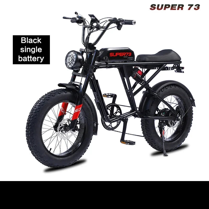 Bicicleta eléctrica de montaña plegable AKEZ, inteligente y potente, con suspensión total de litio de 1500 W, 26 Ah y 48 V, con neumáticos anchos.