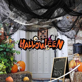 Halloween Creepy Cloth Halloween Black Spooky Scary Creepy Gauze Cloth Decor Creepy Cloth Halloween Decorations Durable