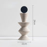 Abstract Geometric Sandstone Statue Art Ornaments Entrance Living Room TV Cabinet Desktop Home Decoration Creative Resin Crafts