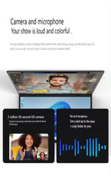 Dual Screen Laptop Intel N100 Processor 14“+14” touch Gaming Laptop DDR4 32GB 1TB 2TB SSD Notebook Computer - Lootquake