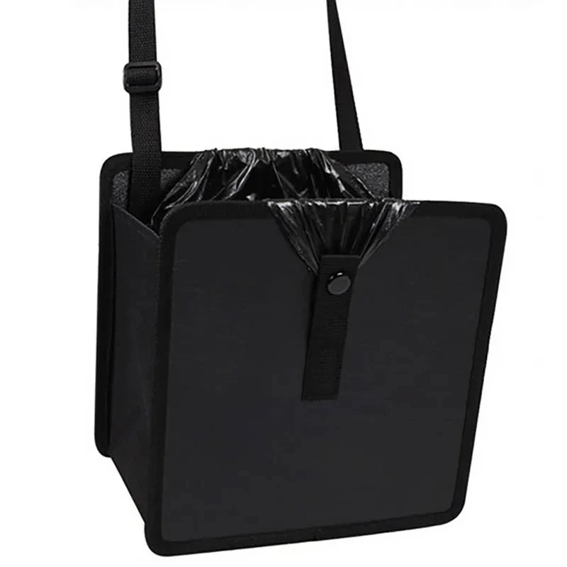 Papelera impermeable para coche, organizador de accesorios para coche, basurero para coche, bolsillos de almacenamiento portátiles