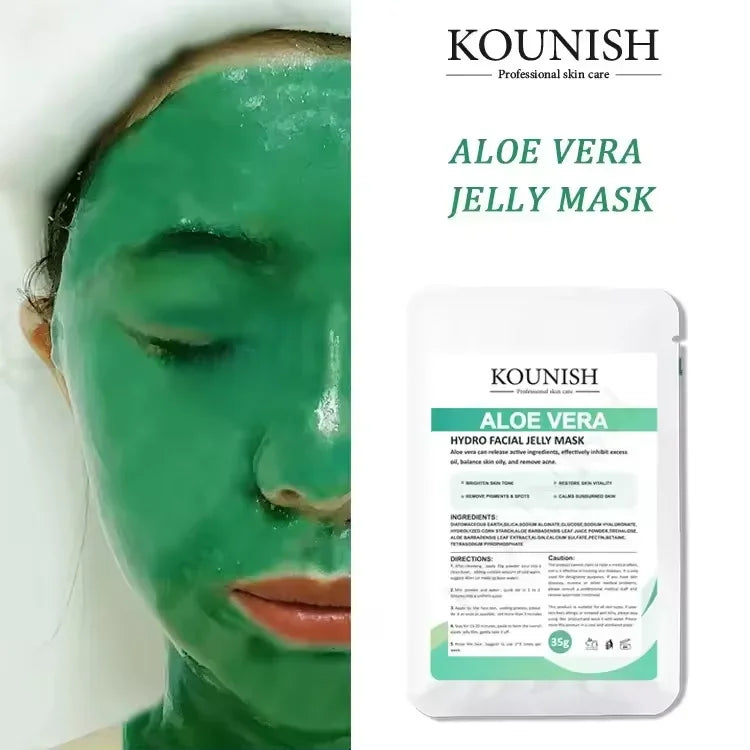 Mascarilla de gelatina en polvo con colágeno, mascarillas peel-off, hidratantes, para salón de spa, hidrogel, antiedad, blanqueadoras, iluminadoras, productos de belleza.